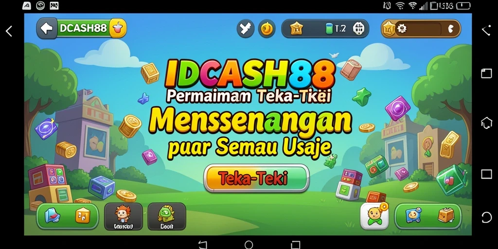 Tampilan antarmuka game Teka-Teki yang menarik dan intuitif.
