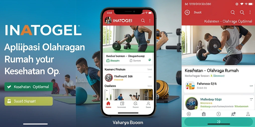 Antarmuka aplikasi INATOGEL menampilkan program olahraga yang menarik dan mudah diikuti.