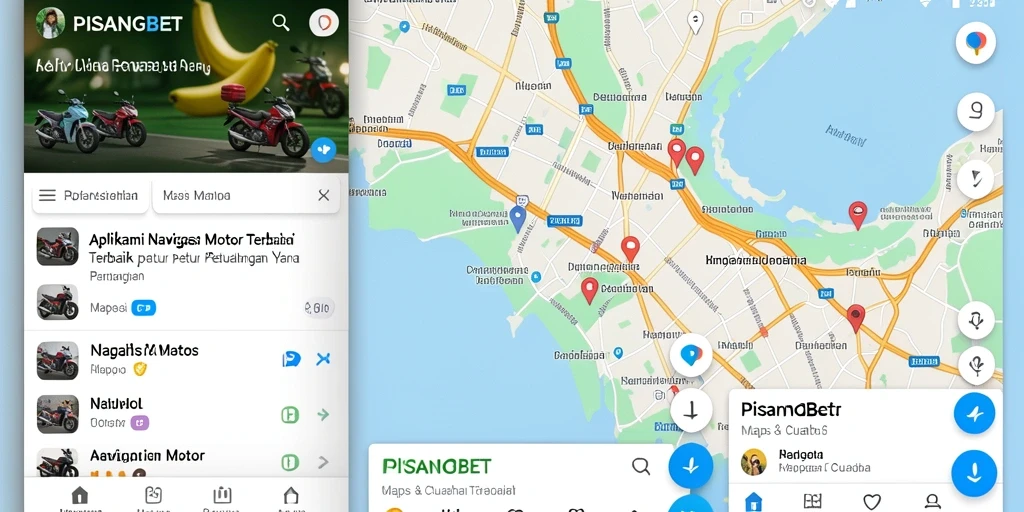 Tampilan antarmuka PISANGBET dengan fitur navigasi motor yang intuitif.