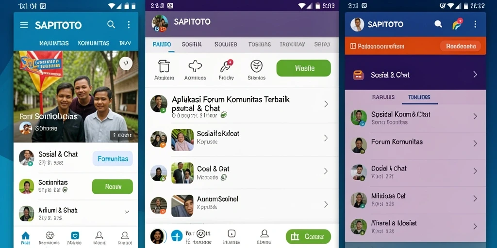 Antarmuka SAPITOTO yang menarik dan interaktif untuk pengguna.