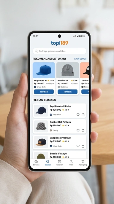 Temukan Aplikasi Populer & Kanal Uji di topi189