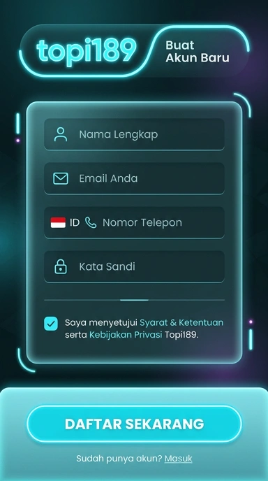 Panduan Lengkap Registrasi Akun topi189 untuk Android