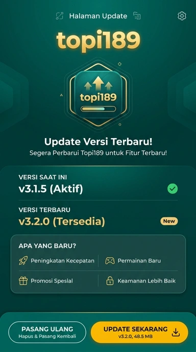 Riwayat Versi topi189 untuk Pengguna Android